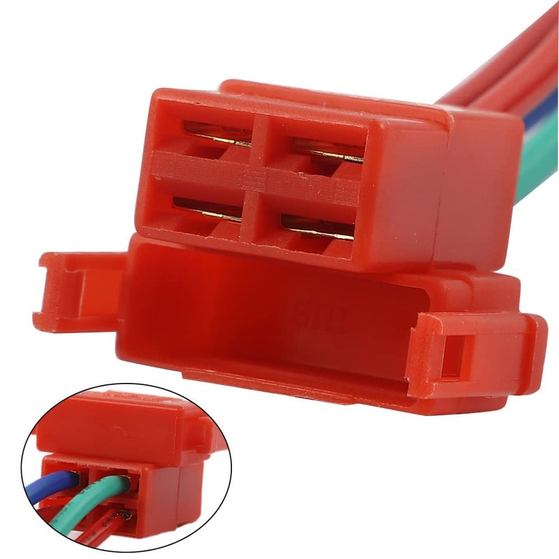 FLYPIG 4 Wire Starter Solenoid Relay Plug Harness Plug Electrical Connector for Honda CBR600 CBR900 CBR929 CBR954 CBR1000 CB600 CB650 CB750 CB900F GL1200 GL1500 Shadow FSC600 VF750 VFR800 VT1100 - Image 3